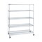 Seville Classics UltraDurable 5-Tier NSF Steel Shelving, 60" W x 24" D x 76" H